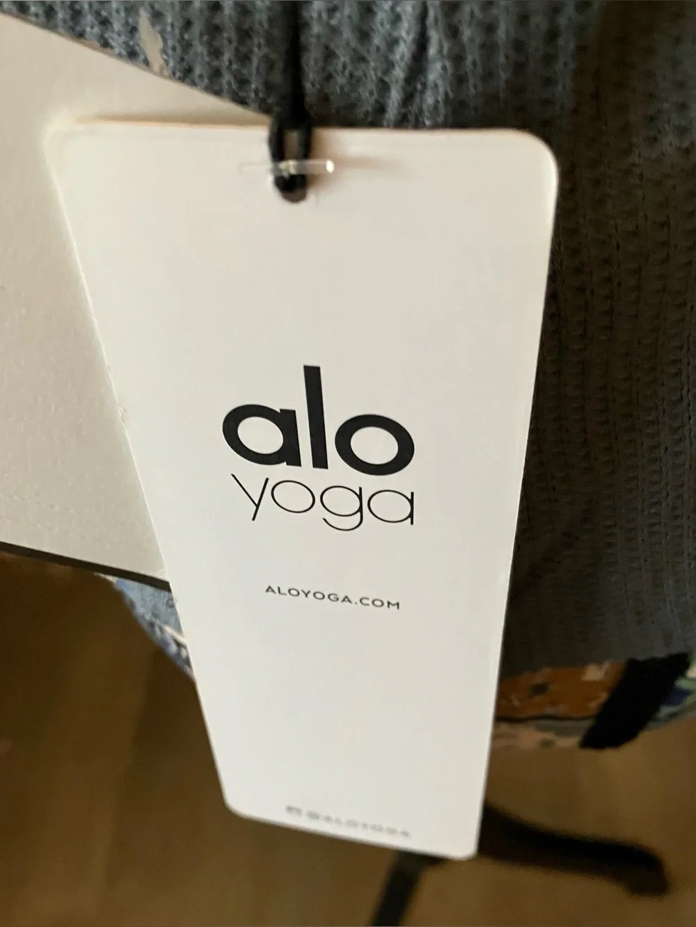 NWT ALO Yoga Concrete Ribbed High-Neck Tank